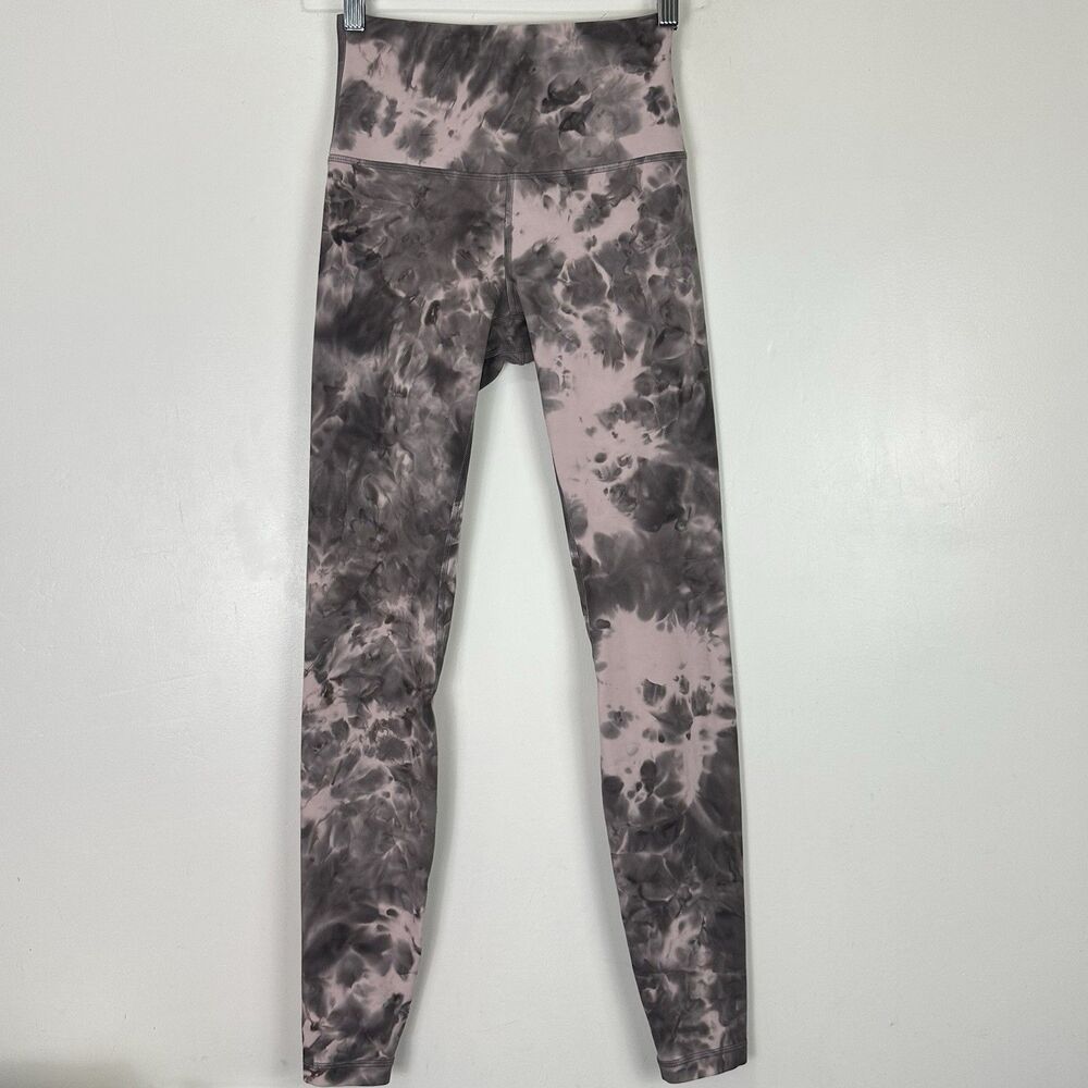 Lululemon Align HR Pant 28" Sz 4 Diamond Dye Mink Berry Lunar Rock Yoga